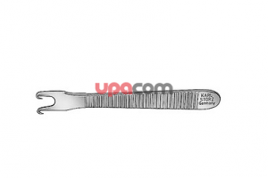 Крючок по KILNER, двузубый, острый, ширина 13 мм, длина 8.5 см