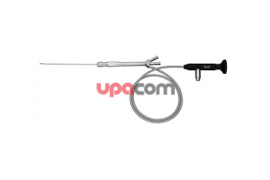 Миниатюрная оптика прямого видения 0°, 1.3 мм, длина 12 см, полужесткая, автоклавируемая, дистальное отклонение 5 градусов, канал 0.65 мм, ирригационный канал 0.25 мм, длина 100 см