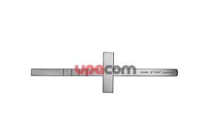 Долото по COTTLE, с поперечной опорой для руки, градуированное, с двухсторонней заточкой, прямое, ширина 9 мм, длина 18.5 см, для ринологии и ринопластики