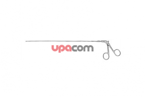 Щипцы для удаления инородных тел, гибкие, обе бранши подвижны, диаметр 1 мм, длина 19 см, для использования с операционными тубусами 11576 KF и 11577 КЕ, по Dr. MARCHAL