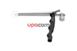 Ретрактор нижней челюсти по TROULIS, с рукояткой, с крючком на дистальном конце, загнут вверх, используется с тубусами для ирригации 58501 SA/SB/SC/SD и оптикой HOPKINS 7230/19 АА/ВА