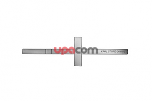 Долото по COTTLE, с поперечной опорой для руки, градуированное, с двухсторонней заточкой, прямое, ширина 6 мм, длина 18.5 см, для ринологии и ринопластики